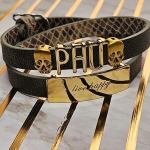 Pipe hitters union wrap bracelet